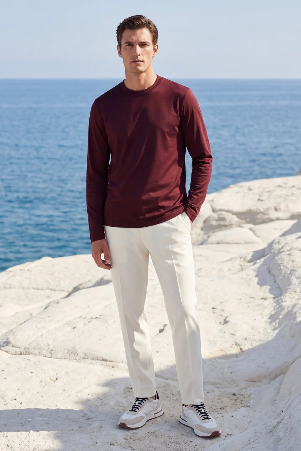 The Firenze Bordeaux Longsleeve