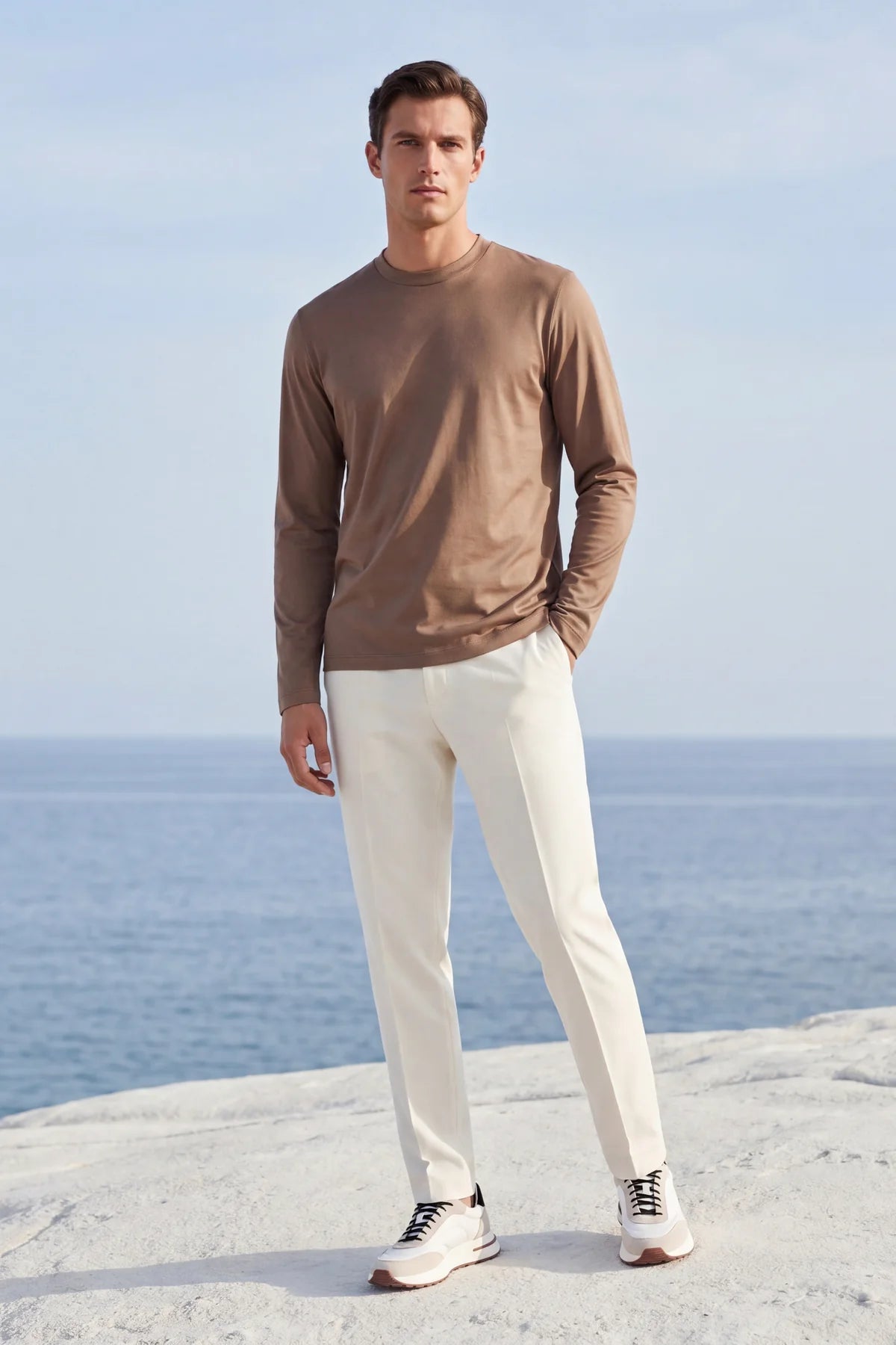 The Firenze Tortora Longsleeve
