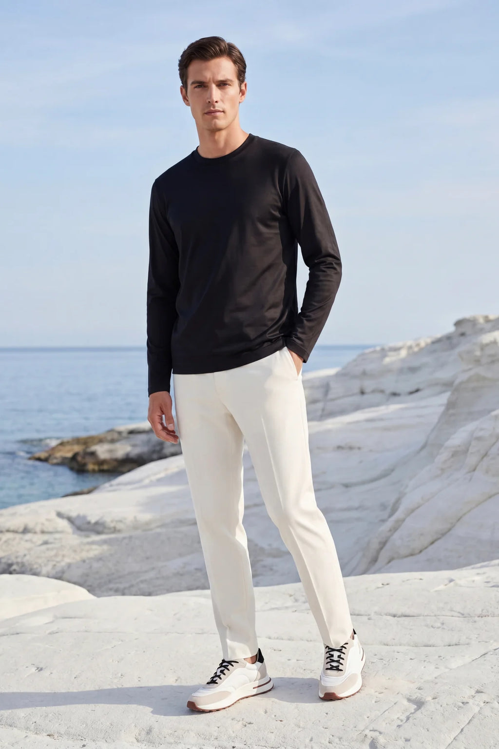 The Firenze Black Longsleeve