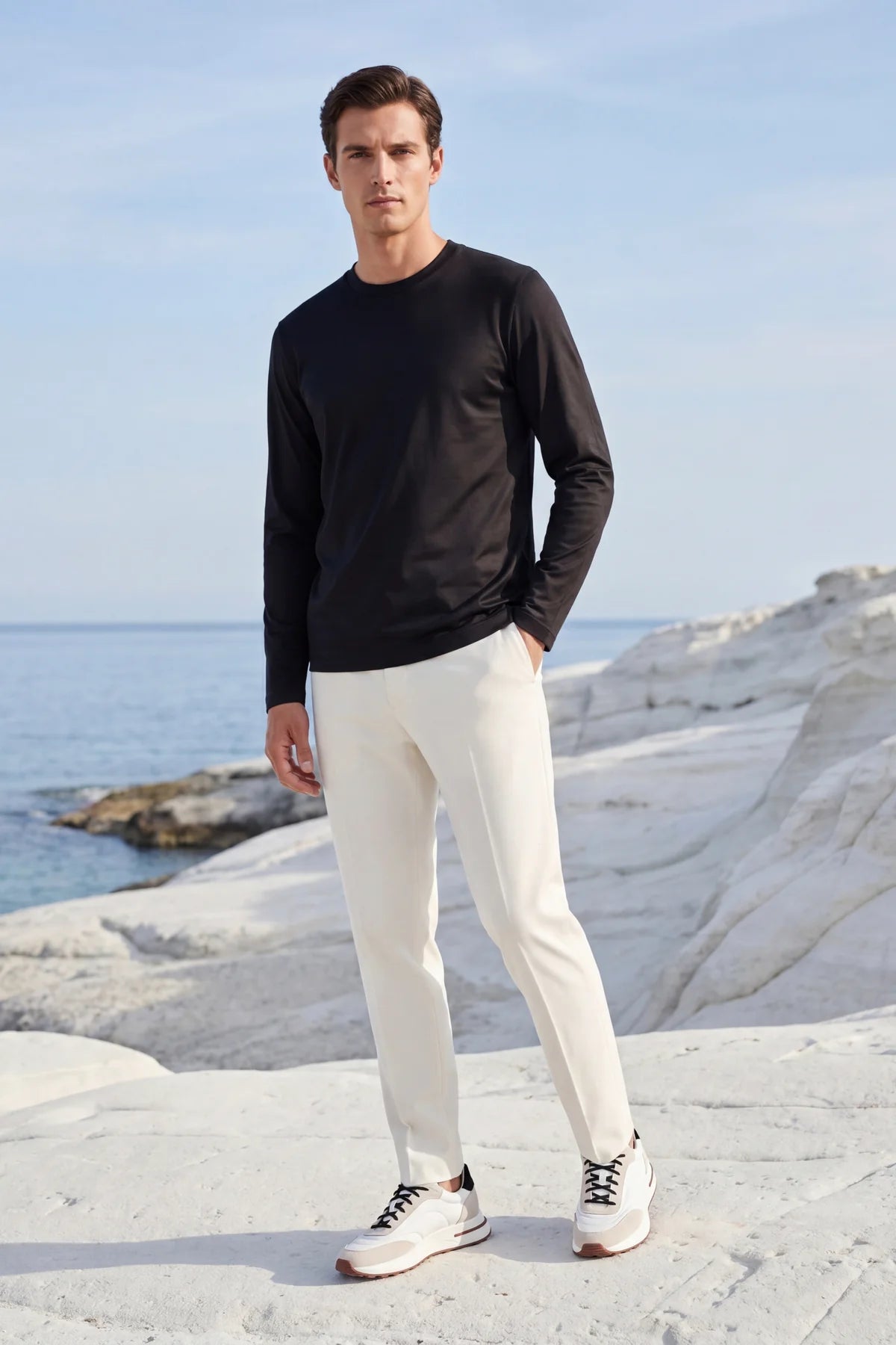 The Firenze Black Longsleeve