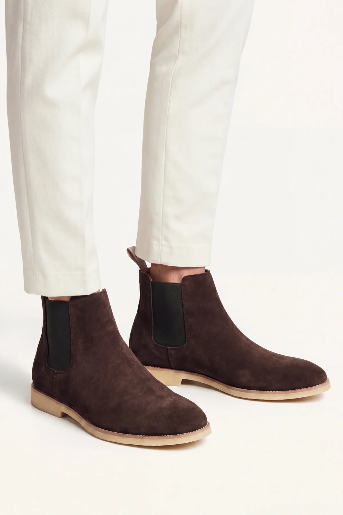 The Milano Dark Brown Chelsea Boots