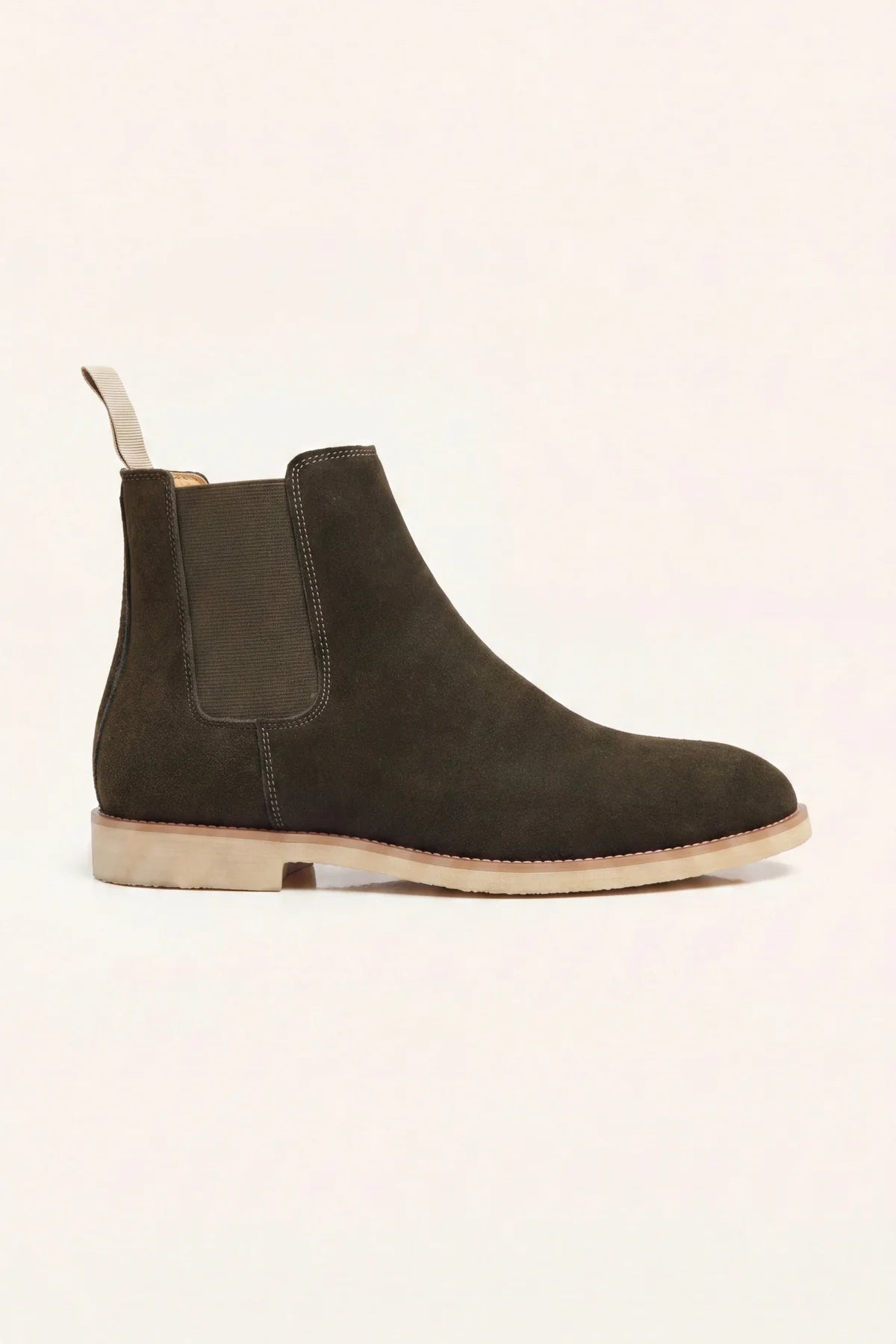 The Milano Olive Chelsea Boots