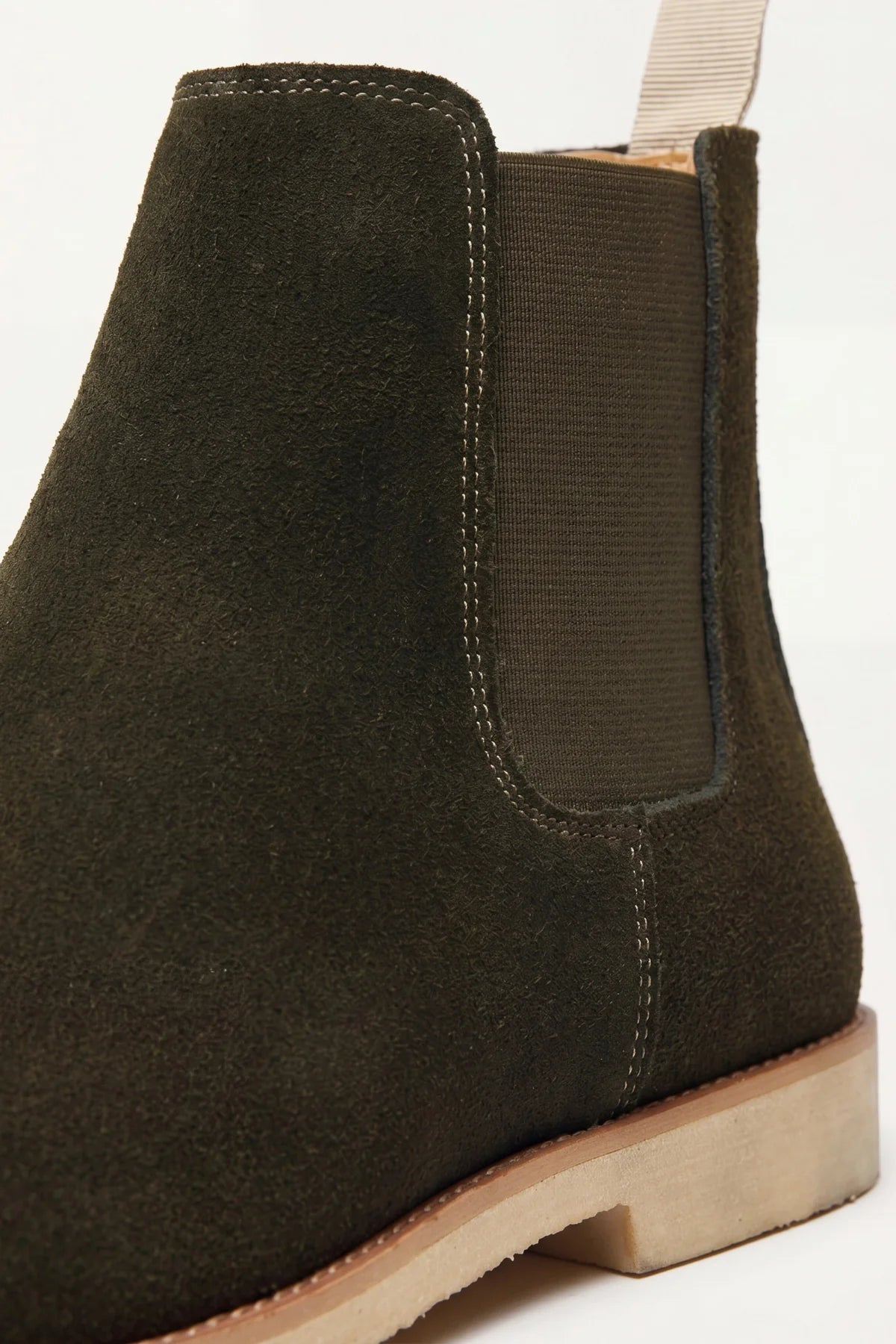 The Milano Olive Chelsea Boots