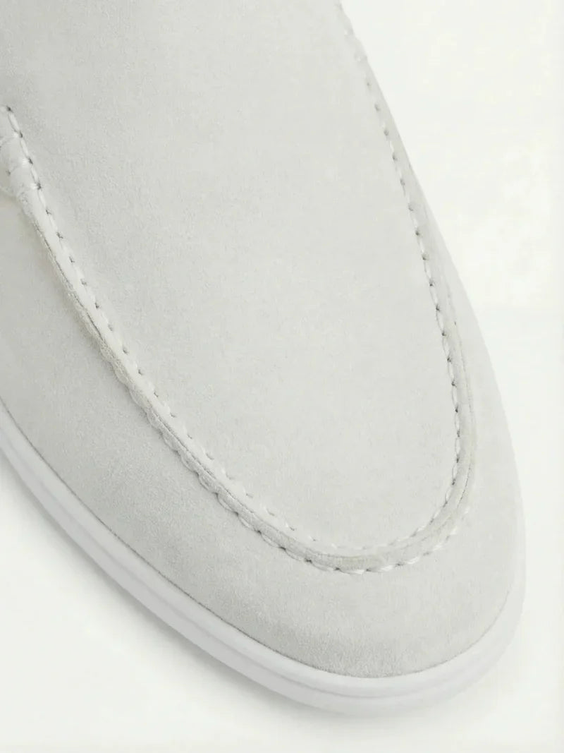 The Portofino White Yacht Mule