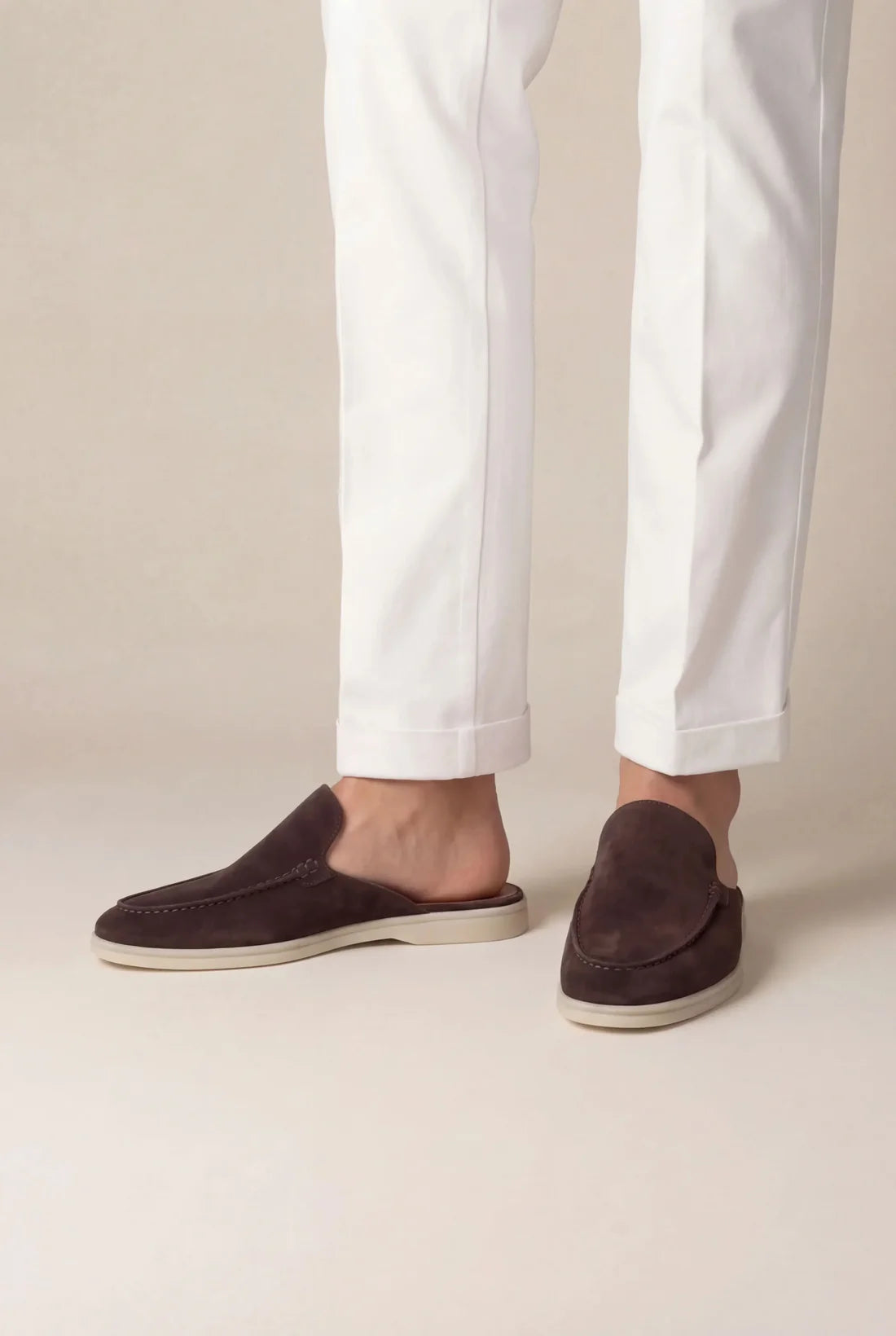 The Portofino Brown Yacht Mule