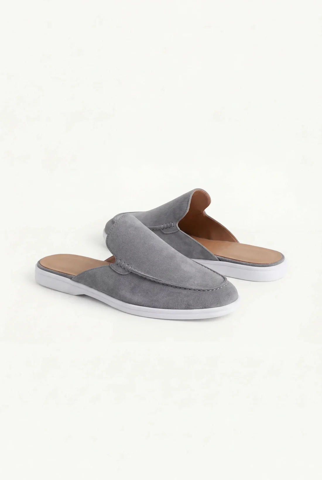 The Portofino Grey Yacht Mule