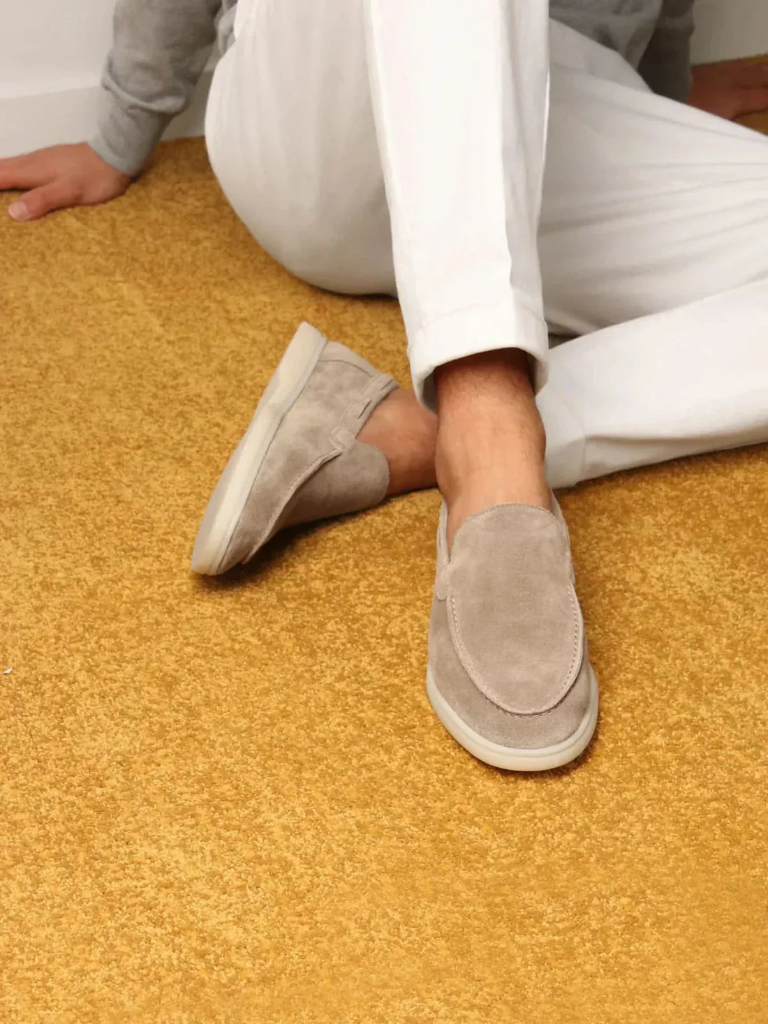 The Sorrento Light Grey Loafer