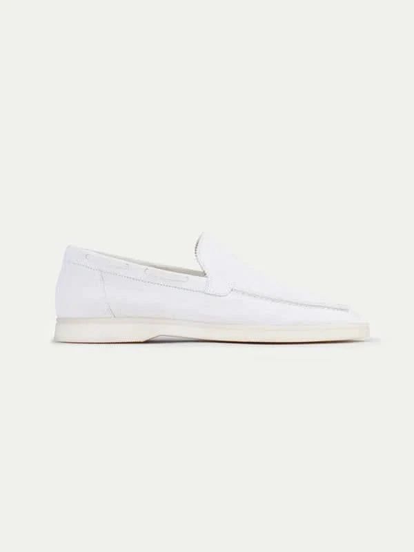 The Sorrento White Loafer