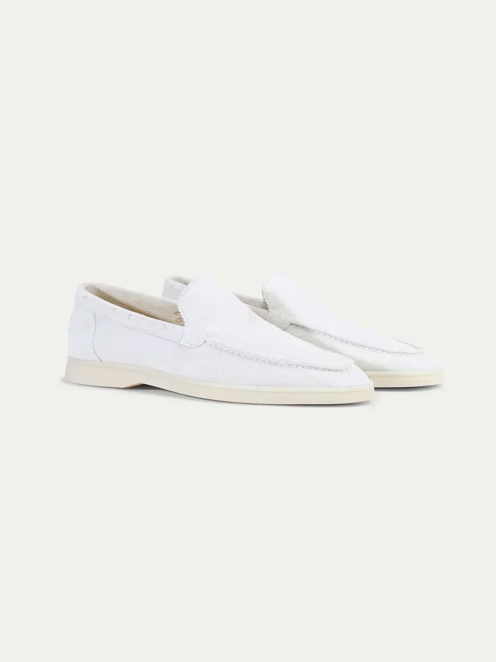 The Sorrento White Loafer
