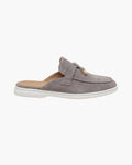 The Amalfi Grey Suede Mule