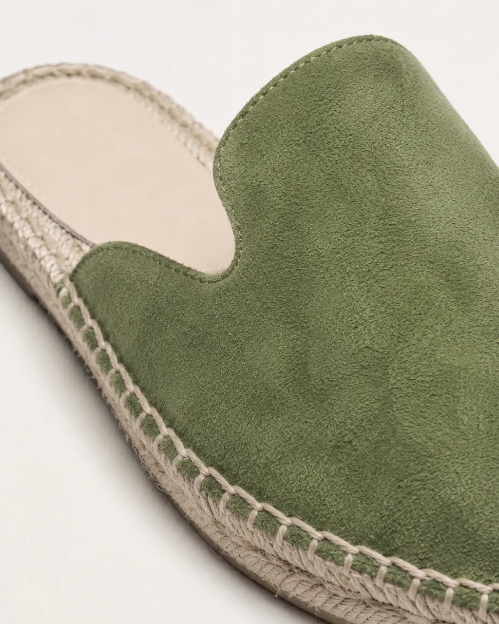 The Polignano Green Espadrillas Mule