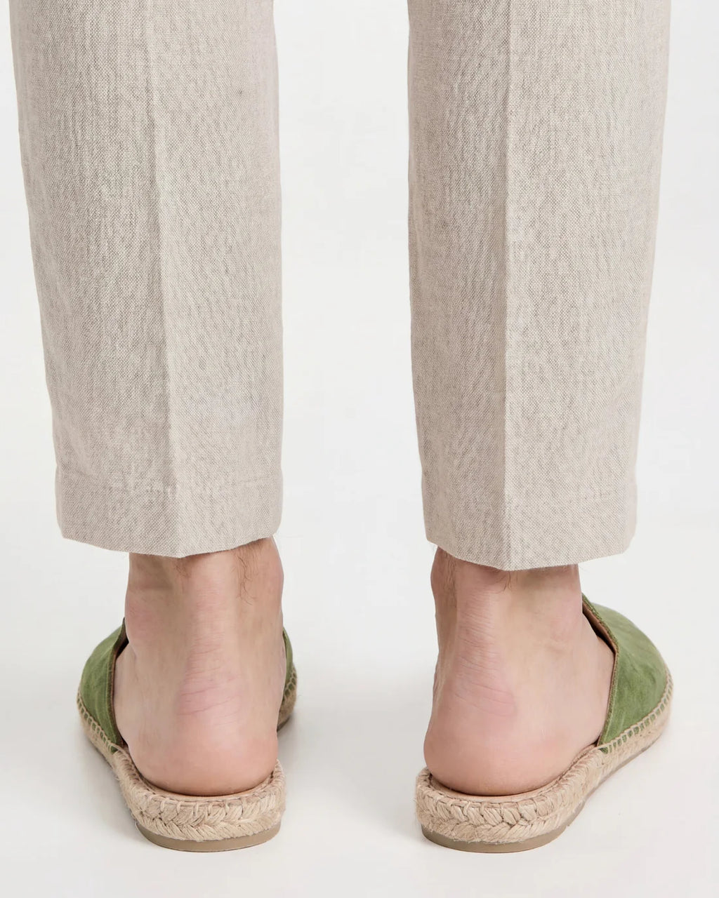 The Polignano Green Espadrillas Mule