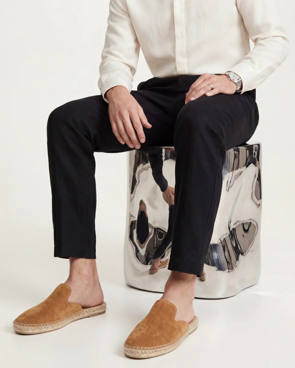The Polignano Bronze Espadrillas Mule