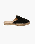 The Polignano Black Espadrillas Mule