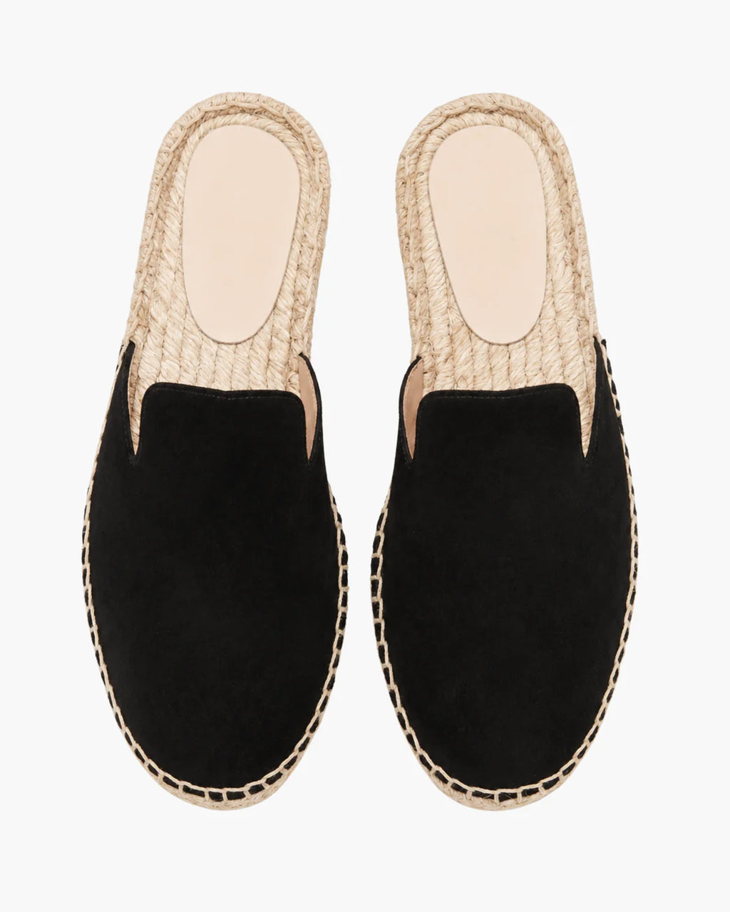 The Polignano Black Espadrillas Mule