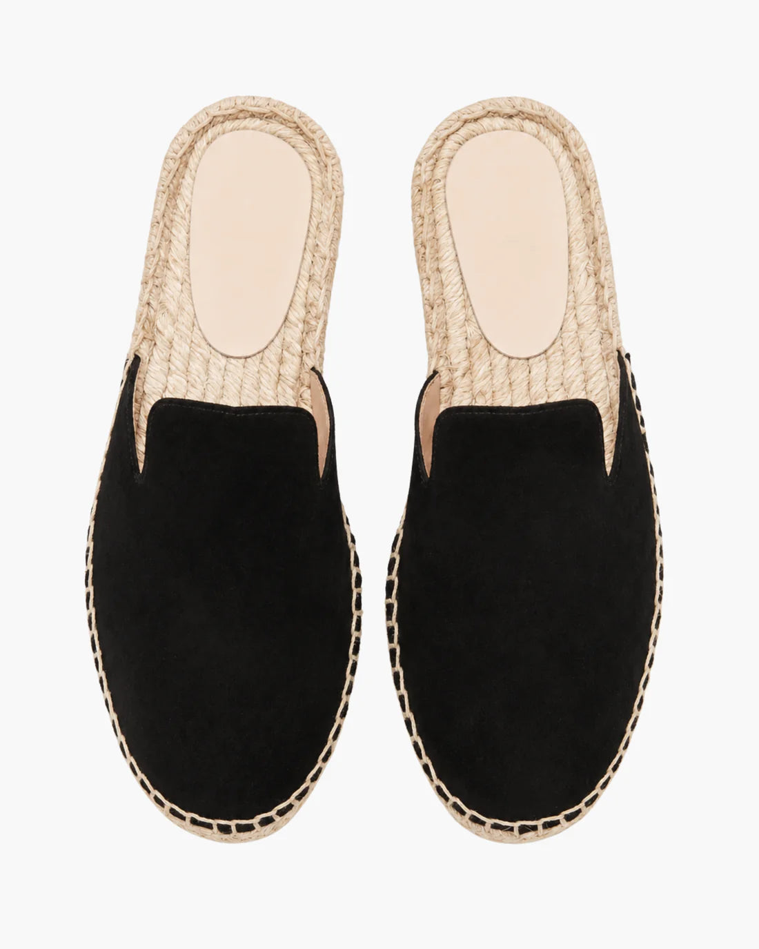 The Polignano Black Espadrillas Mule