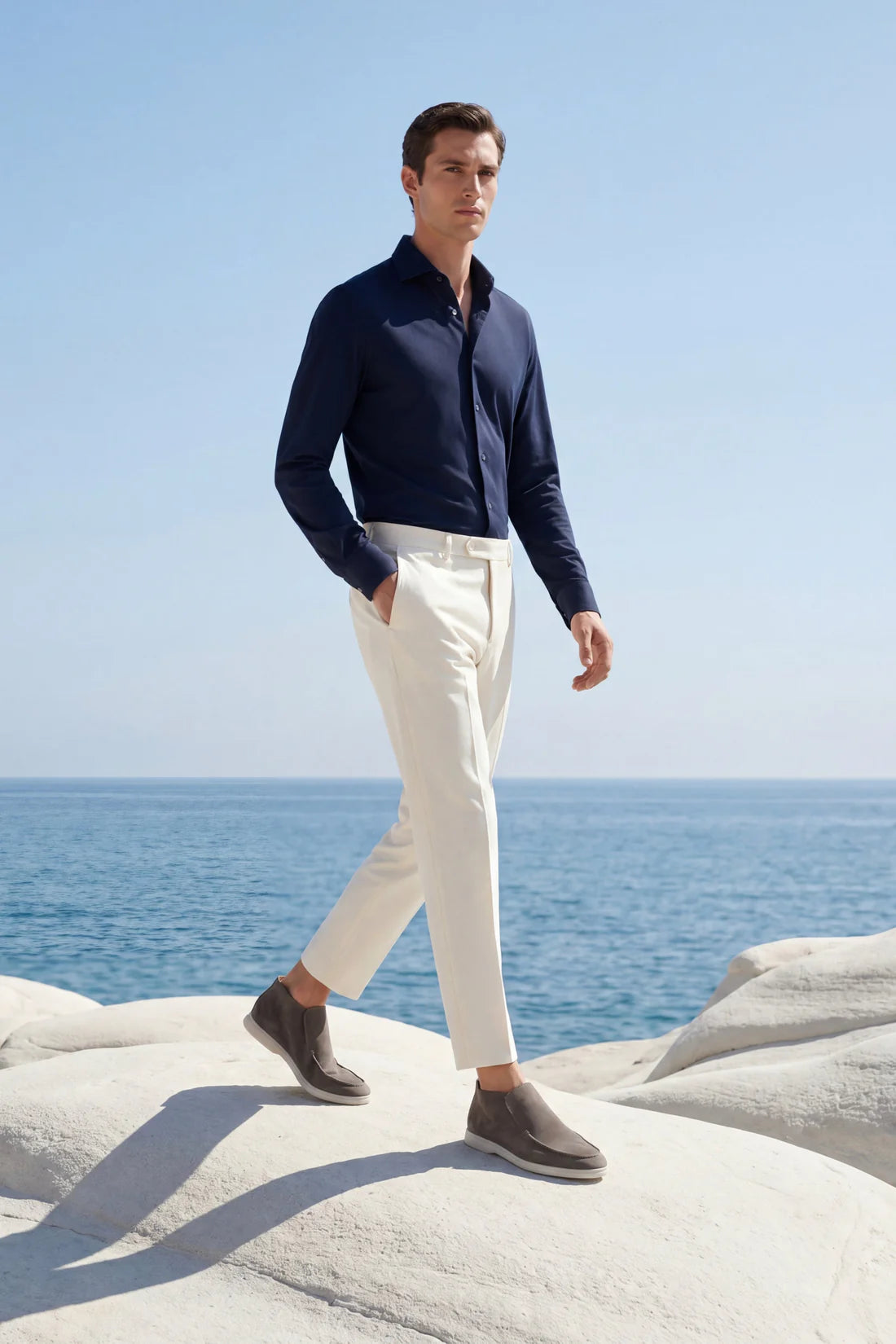 The Capri Olive High Top Loafer