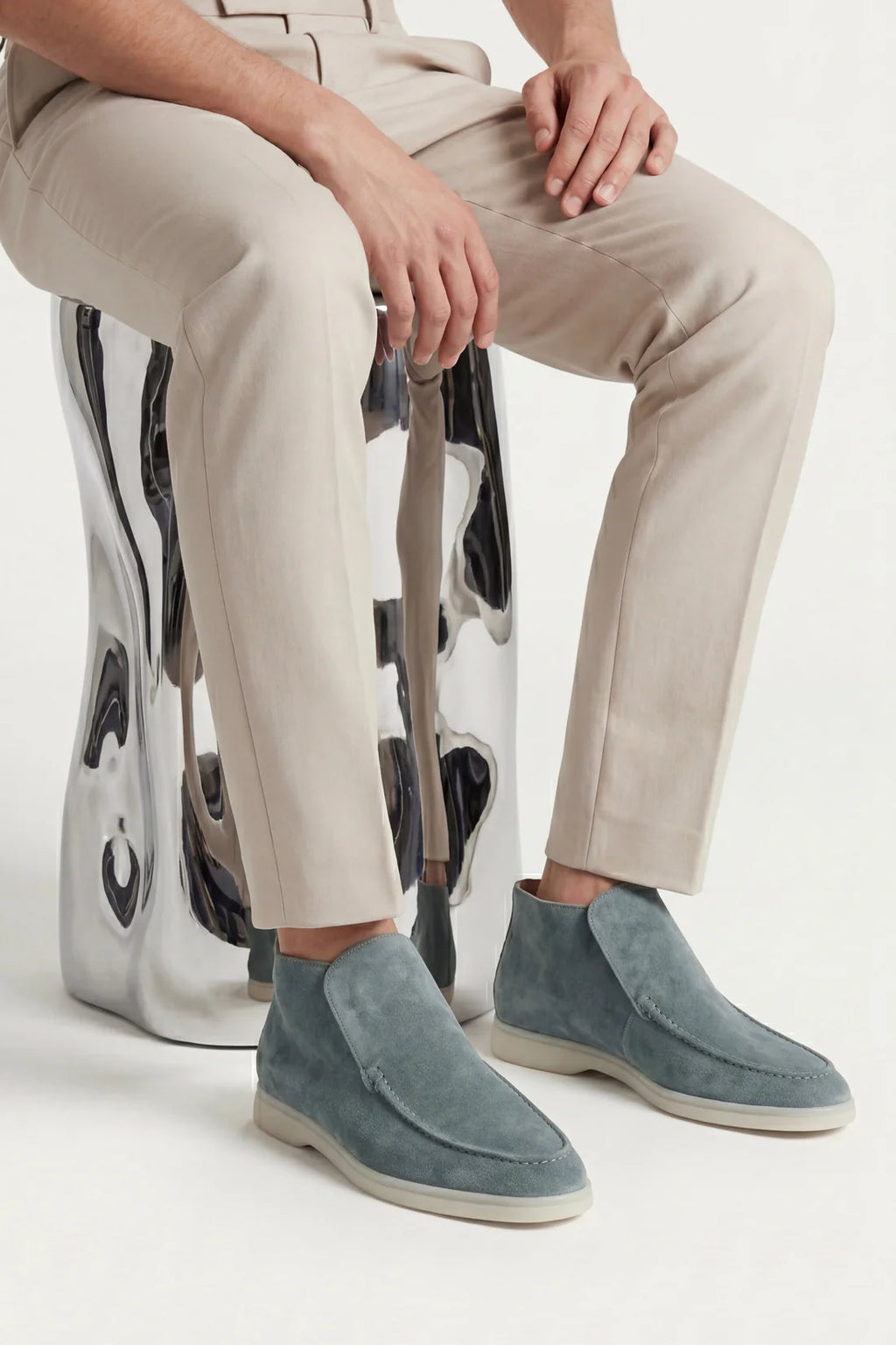 The Capri Mint High Top Loafer