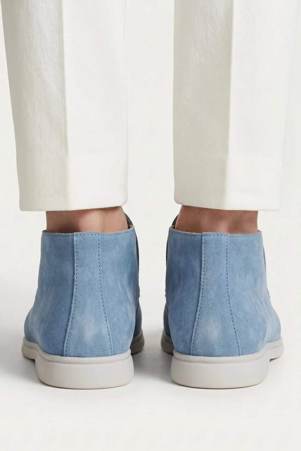 The Capri Sky Blue High Top Loafer