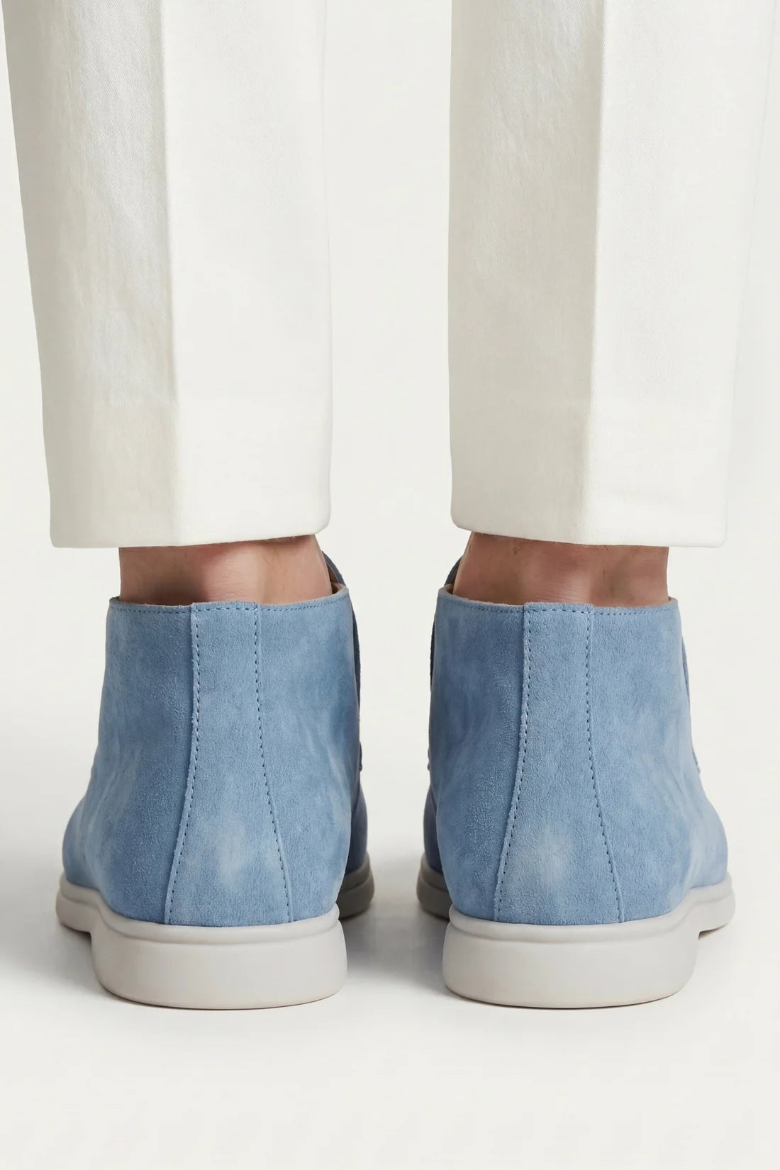 The Capri Sky Blue High Top Loafer
