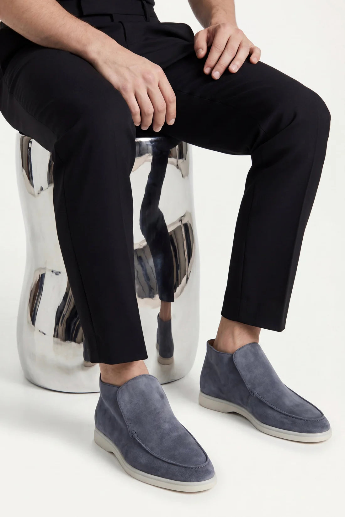 The Capri Blue High Top Loafer