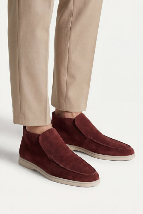 The Capri Bordeaux High Top Loafer