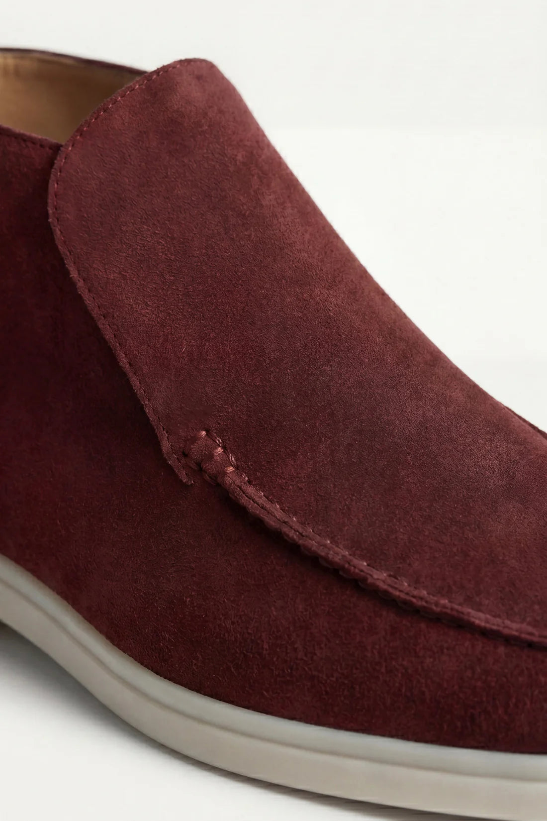 The Capri Bordeaux High Top Loafer