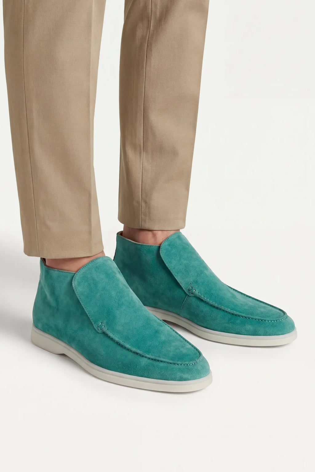 The Capri Turquoise High Top Loafer