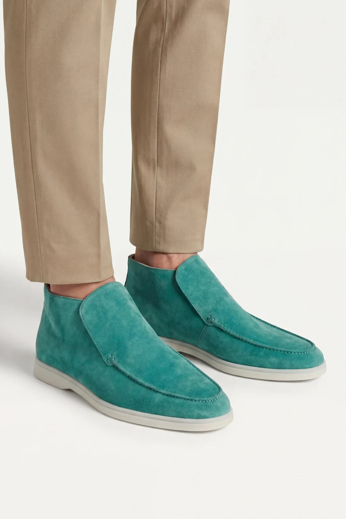 The Capri Turquoise High Top Loafer