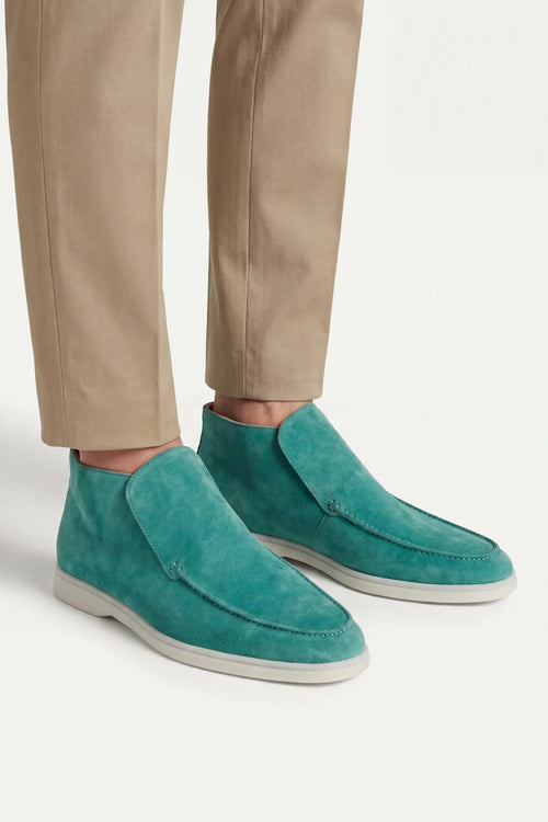 The Capri Turquoise High Top Loafer