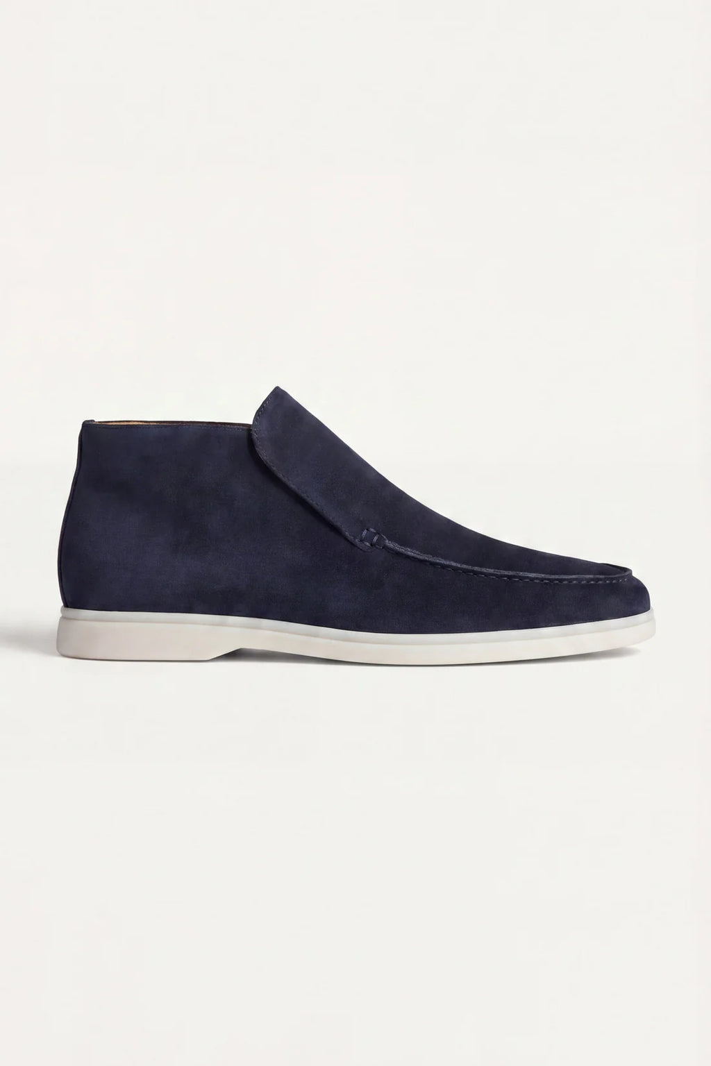 The Capri Navy High Top Loafer