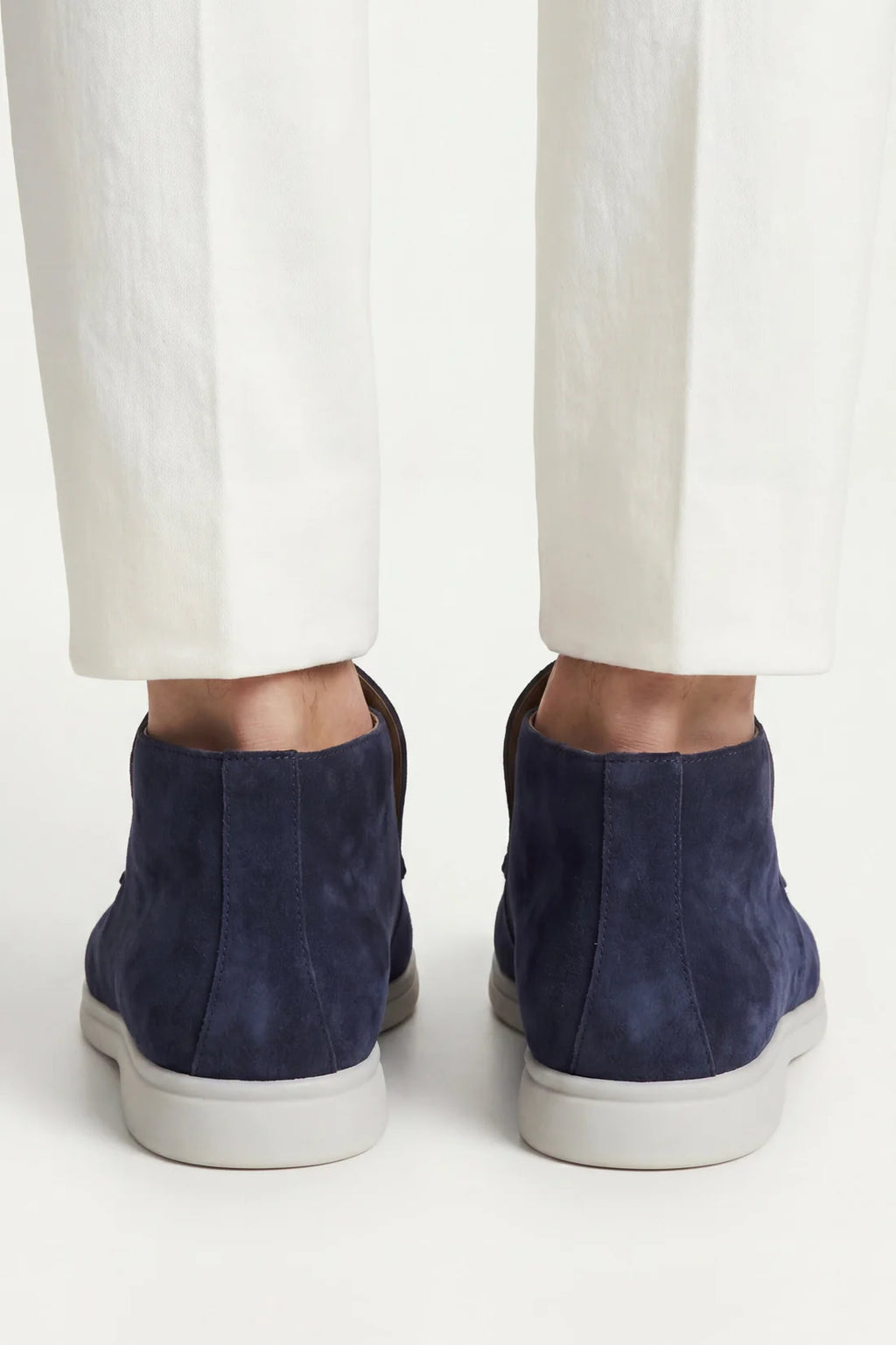 The Capri Navy High Top Loafer