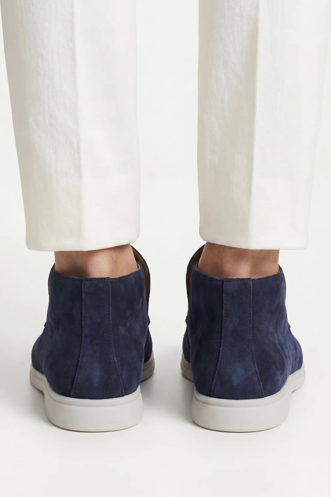 The Capri Navy High Top Loafer