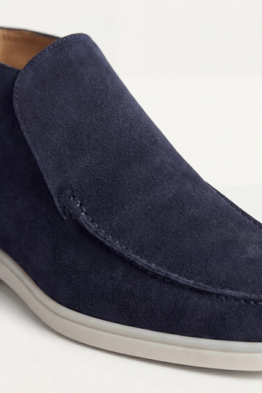 The Capri Navy High Top Loafer