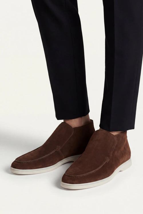 The Capri Brown High Top Loafer