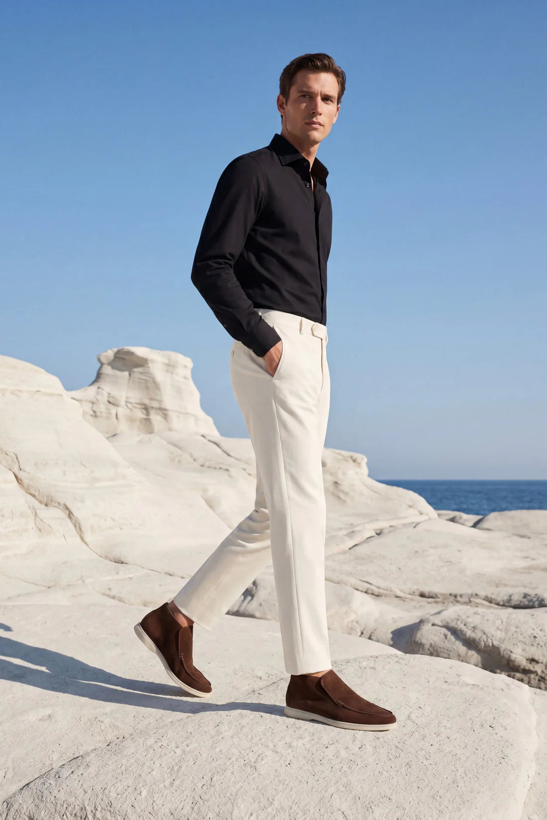 The Capri Brown High Top Loafer