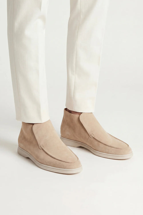 The Capri Beige High Top Loafer