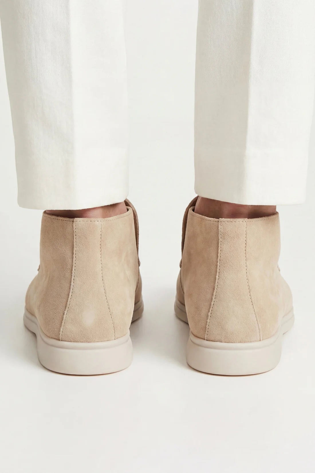 The Capri Beige High Top Loafer