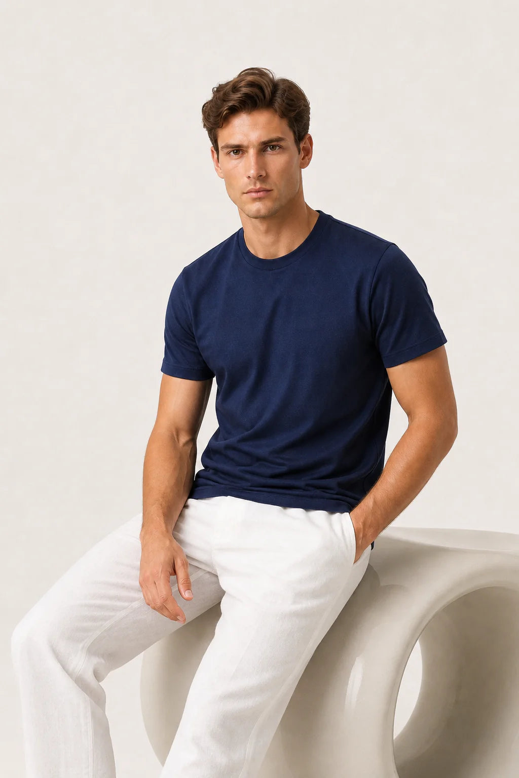 The Positano Navy T-shirt
