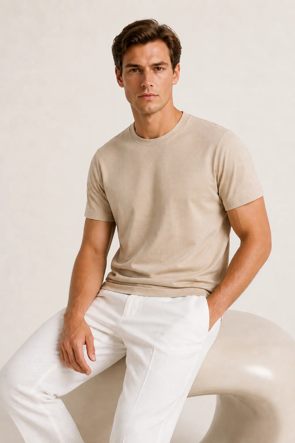 The Positano Beige T-shirt