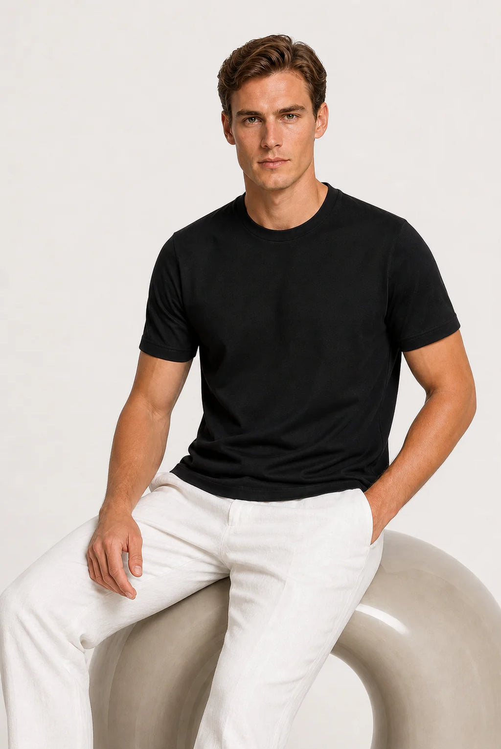 The Positano Black T-shirt