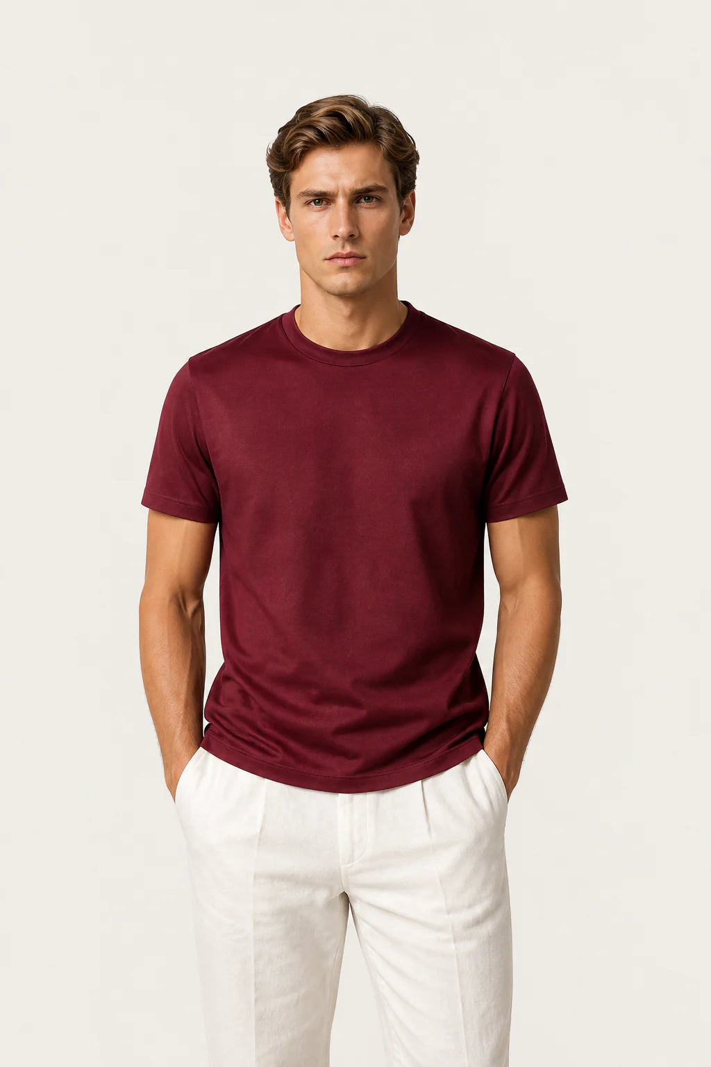 The Positano Bordeaux T-shirt
