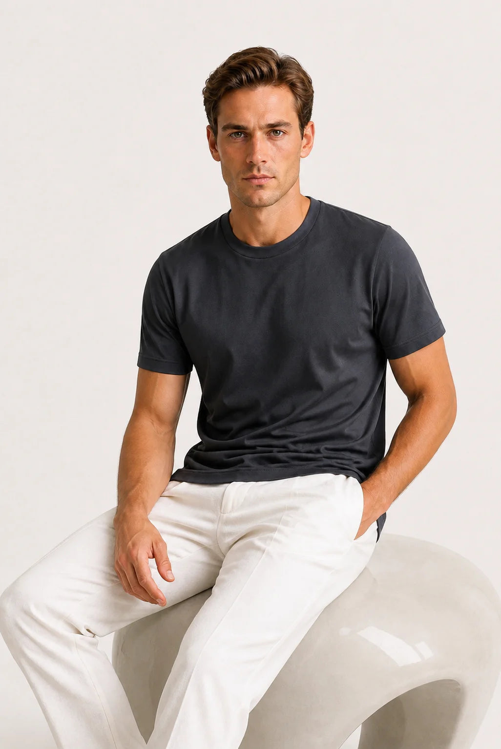 The Positano Grey T-shirt