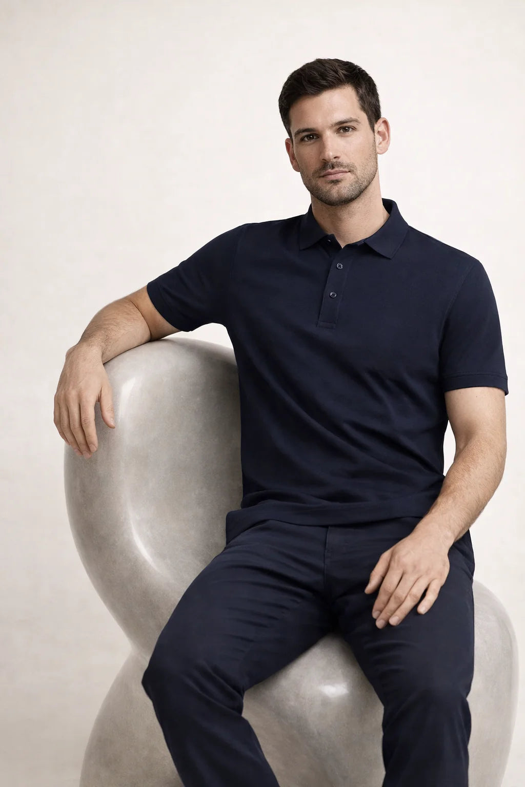 The Porto Cervo Navy Polo