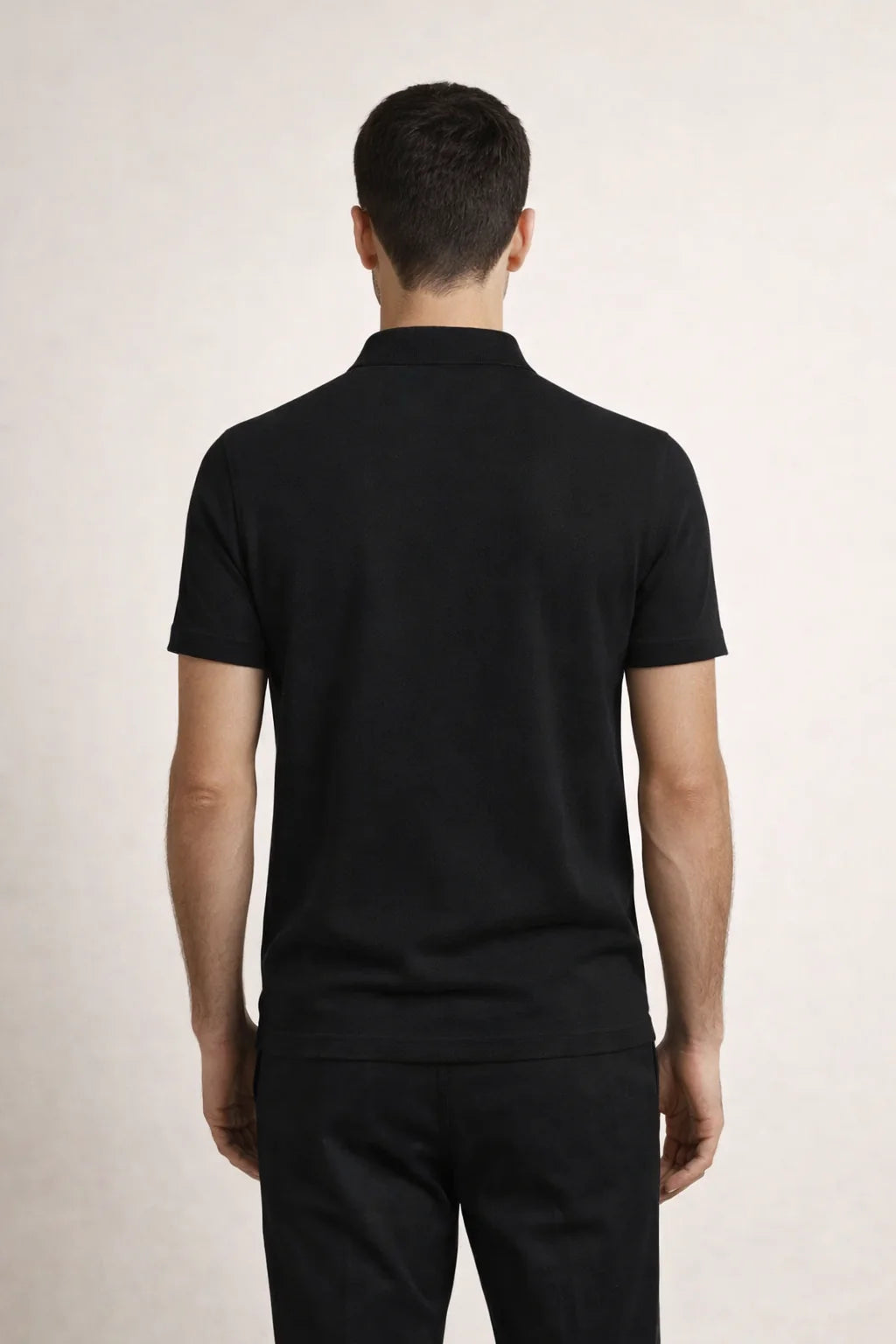 The Porto Cervo Black Polo
