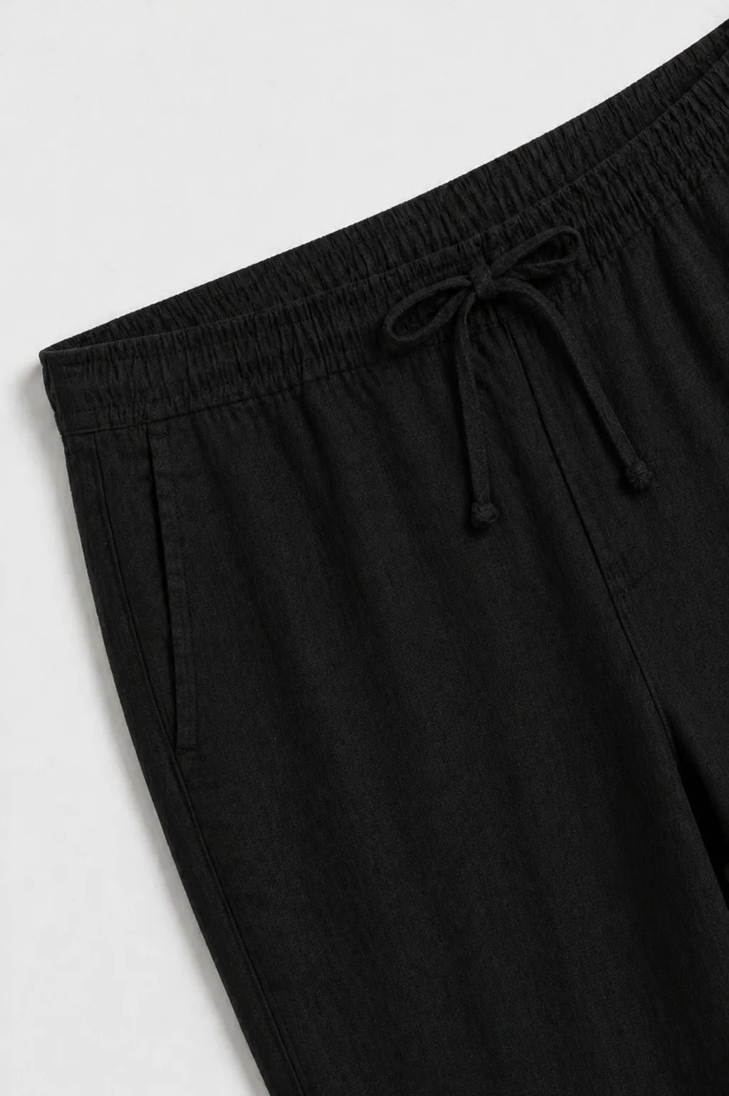 The Ostuni Linen Black Trousers