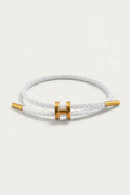 The Monaco White & Gold Bracelet