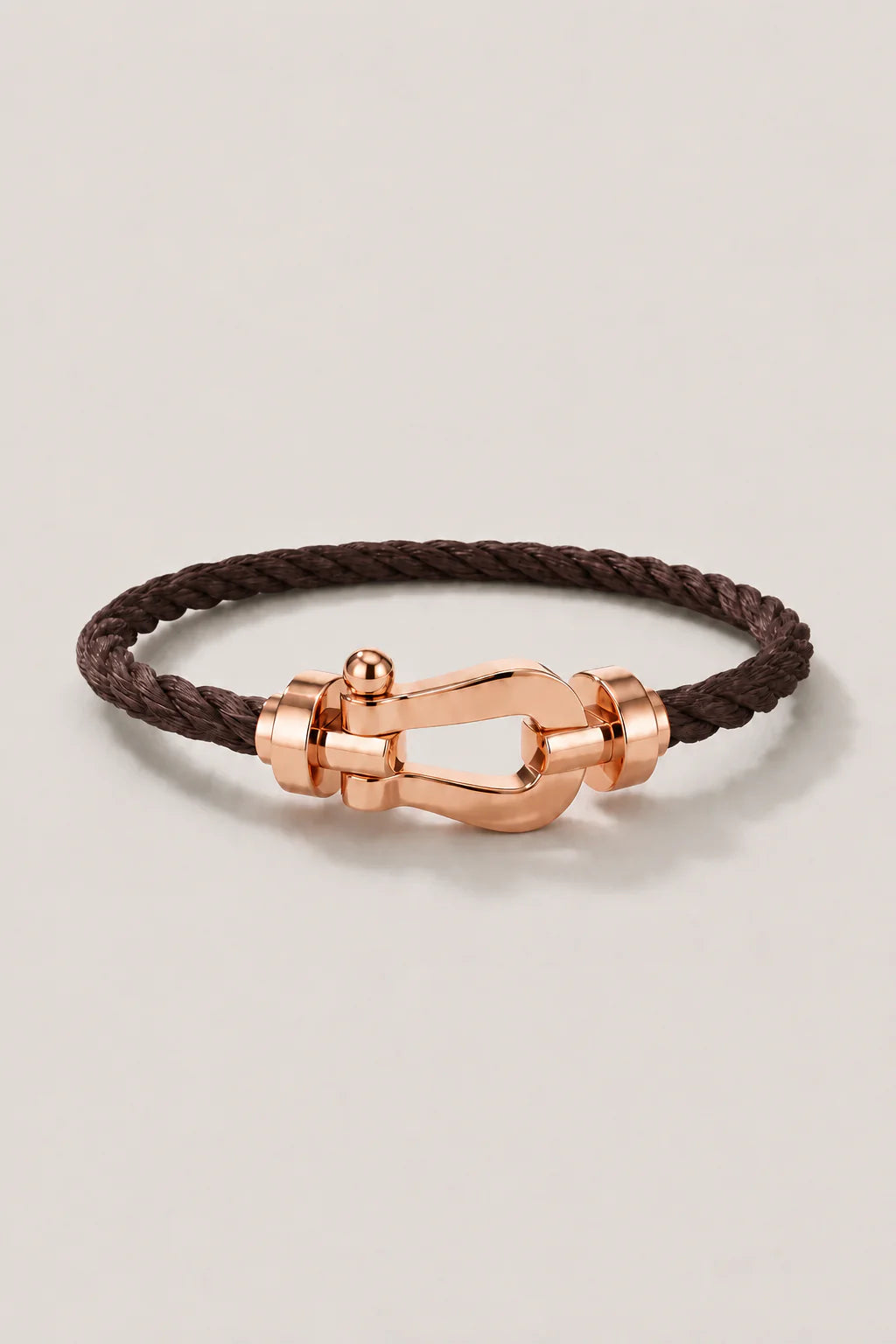 The Riviera Dark Brown Rose Gold Bracelet
