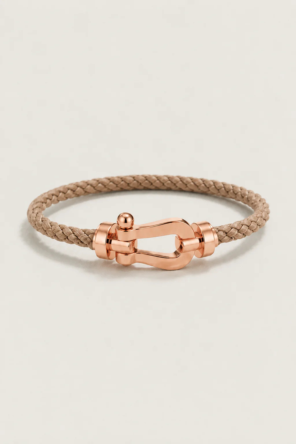 The Riviera Beige Rose Gold Bracelet