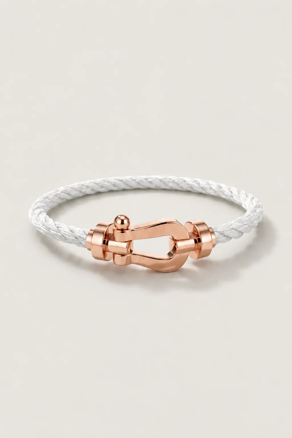 The Riviera White Rose Gold Bracelet